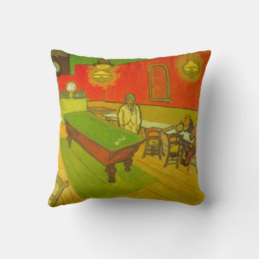 ナイトカフェバイビンセントヴァンゴッホ クッション (裏面)