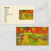 ナイトカフェバイビンセントヴァンゴッホ 名刺 (正面/裏面)