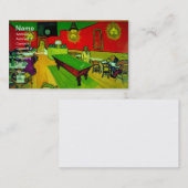 ナイトカフェプレイスラマルティーヌヴァンゴッホファインアート 名刺 (正面/裏面)