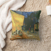 ナイトカフェ絵を描ズby vanゴッホ枕 クッション (ブランケット)