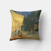 ナイトカフェ絵を描ズby vanゴッホ枕 クッション (裏面)