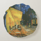 ナイトカフェ絵画ズバイバンゴッホ ラウンドクッション (裏面)