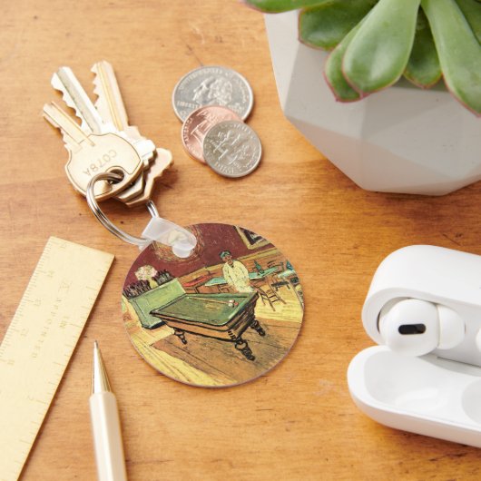 ナイトカフェ、プレイスラマルティーヌバイビンセント・ヴァン・ゴッホ キーホルダー (デスク)