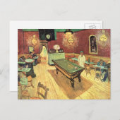 ナイトカフェ、プレイスラマルティーヌバイビンセント・ヴァン・ゴッホ ポストカード (正面/裏面)