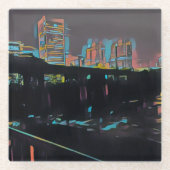 ナイトガラスコースターのRVA ガラスコースター (正面)