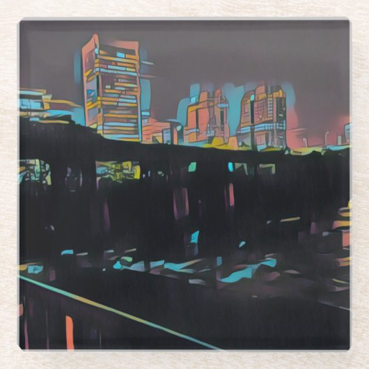 ナイトガラスコースターのRVA ガラスコースター (正面)