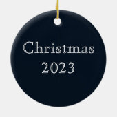 ナイトガーデンの中の赤い蛾 セラミックオーナメント (裏面)