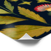 ナイトガーデンの中の赤い蛾 ポスター (コーナー)