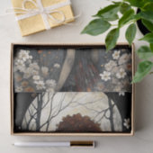 ナイトガーデンクイーンムーンライト美しいドッグウッズデクパ 薄葉紙 (ギフト)