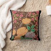 ナイトガーデンバラアンドアジサイ装飾用クッション クッション (ブランケット)