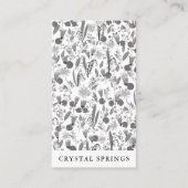 ナイトガーデンボタニカルプラントシモダンックフローラ 名刺 (正面)