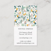 ナイトガーデンボタニカルプラントシモダンックフローラ 名刺 (裏面)