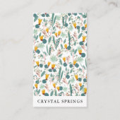 ナイトガーデンボタニカルプラントシモダンックフローラ 名刺 (正面)