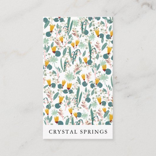 ナイトガーデンボタニカルプラントシモダンックフローラ 名刺 (正面)