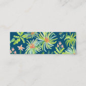 ナイトガーデン水彩植物園カラフルエレガント スキニー名刺 (正面)