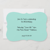 ナイトキャッスルアンドドラゴン誕生日招待状 招待状 (裏面)