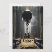 *~*ナイトキャッスルファンタジー中世AP88誕生日 招待状 (正面)