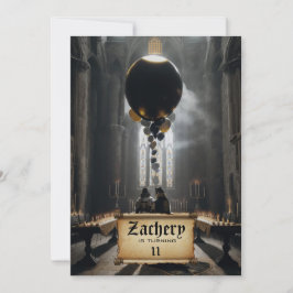 *~*ナイトキャッスルファンタジー中世AP88誕生日 招待状