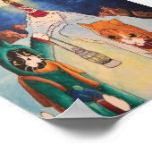 ナイトキャッツのクリスマスライトハウス ポスター (角)