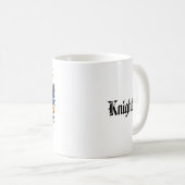 ナイトキャットヒーローウォリアーとバラの子供 コーヒーマグカップ (正面右)