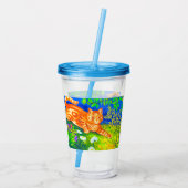 ナイトキャット アクリルタンブラー (裏面)