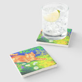 ナイトキャット ストーンコースター (横)