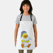 ナイトキャップで眠るアヒル エプロン (インサイチュ)