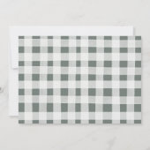 ナイトキャンピングウッドランド動物誕生日招待状 (裏面)