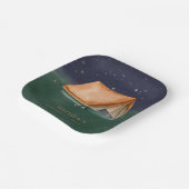 ナイトキャンプボーイバースデーパーティー ペーパープレート (傾斜あり)