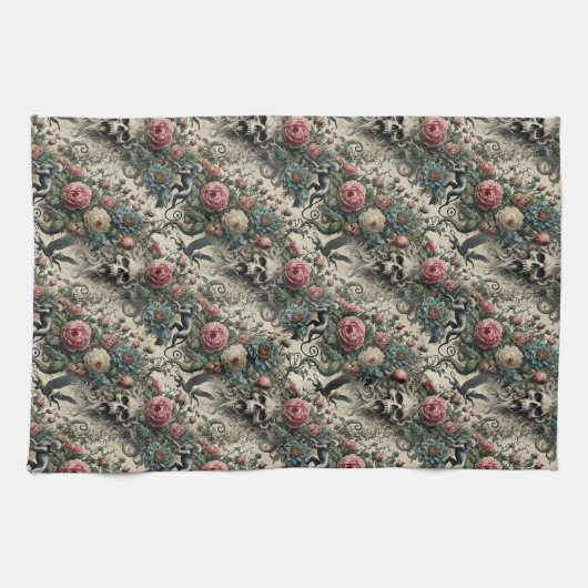 ナイトギャラリーへのアクセス – ゴシックビクトリアン様式 キッチンタオル (横)