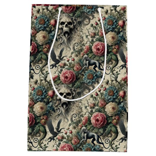 ナイトギャラリーへのアクセス – ゴシックビクトリアン様式 ミディアムペーパーバッグ (裏面)