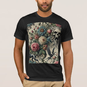 ナイトギャラリーへの誘い - ゴシックウェアラブルアート Tシャツ