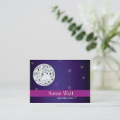 ナイトクラブのディスコの球の名刺 名刺 (スタンド正面)