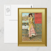 ナイトクラブの女の子 ポストカード (正面/裏面)