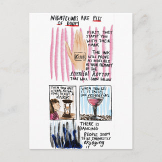 ナイトクラブは運命の淵 ポストカード