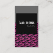 ナイトクラブまたはバーテンダーの名刺 名刺 (裏面)