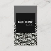 ナイトクラブまたはバーテンダーの名刺 名刺 (裏面)