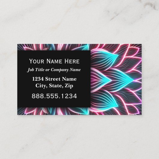 ナイトクラブエレクトリックロータスプロフェッショナルエグゼクティブ 名刺 (裏面)