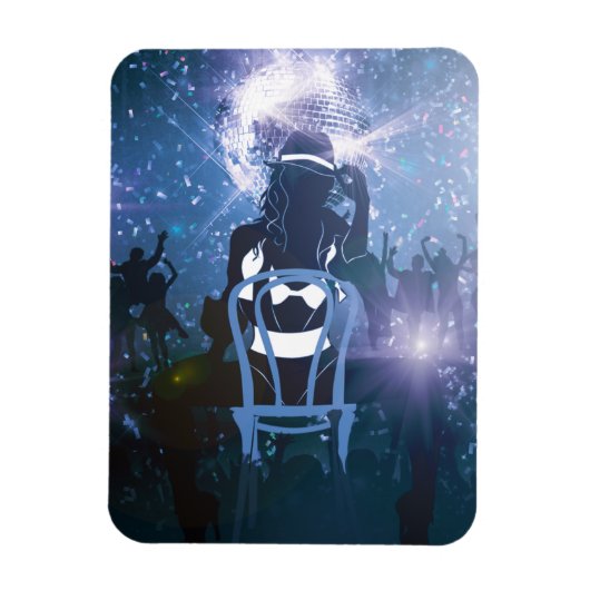 ナイトクラブ踊り マグネット (縦)