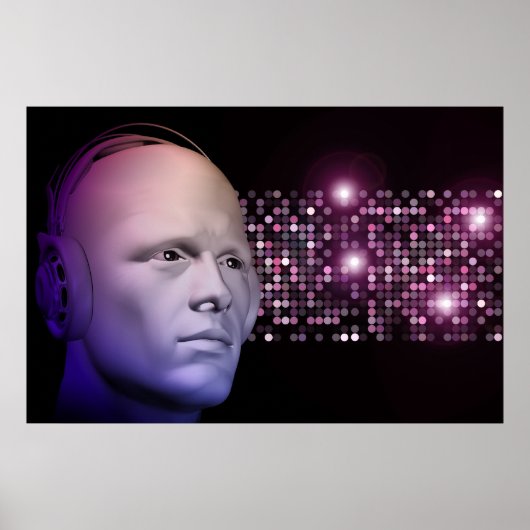 ナイトクラブdjポスター ポスター (正面)