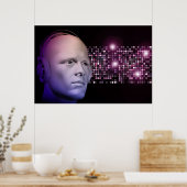 ナイトクラブdjポスター ポスター (キッチン)