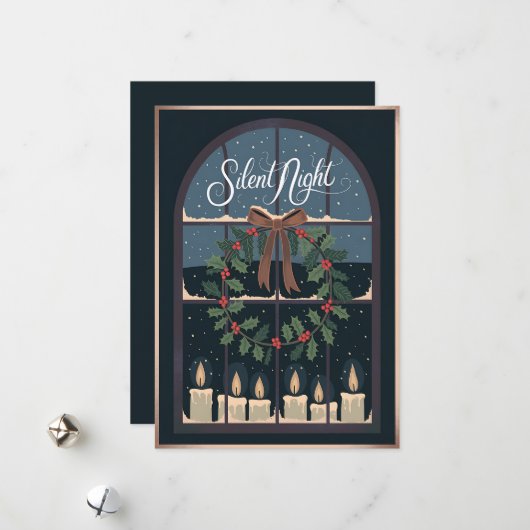 ナイトクリ静かスマスホリデーカード シーズンカード (正面/裏面インサイチュ)