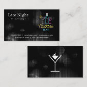 ナイトグローマルティニ徴候 名刺 (正面/裏面)