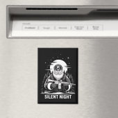 ナイトサンタ静かクリスマス軍隊退役軍人 マグネット (インサイチュ (食洗機))