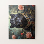 ナイトシェードパンサーワイルドライフ愛好家 ジグソーパズル (縦)