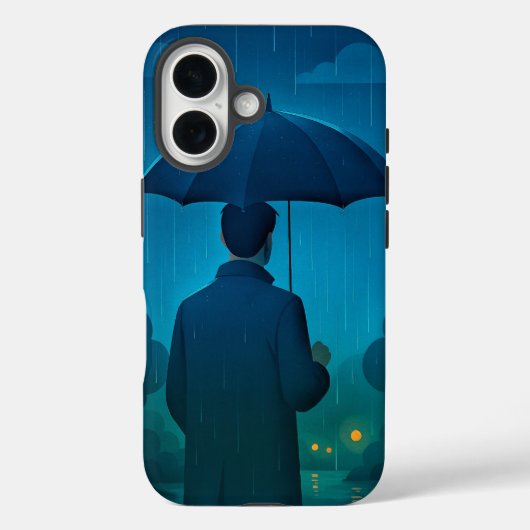 ナイトシティスカイラインケースメイトiPhoneケース Case-Mate iPhoneケース (裏面)