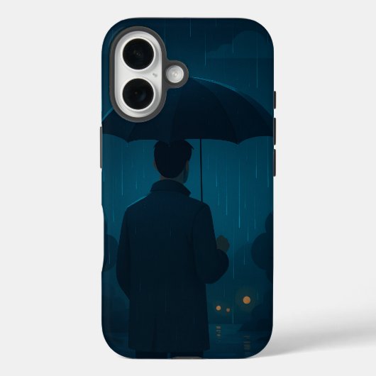 ナイトシティスカイラインケースメイトiPhoneケース Case-Mate iPhoneケース (裏面)