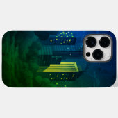 ナイトシティスカイライン Case-Mate iPhoneケース (裏面 (横))