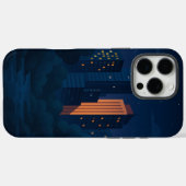 ナイトシティスカイライン Case-Mate iPhoneケース (裏面 (横))
