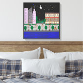ナイトシティ キャンバスプリント (インサイチュ (寝室))